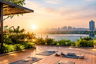 Yoga Deck at Godrej Mahalunge