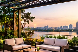 Seating Area at Godrej Mahalunge