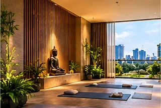 Meditation Area at Godrej Mahalunge